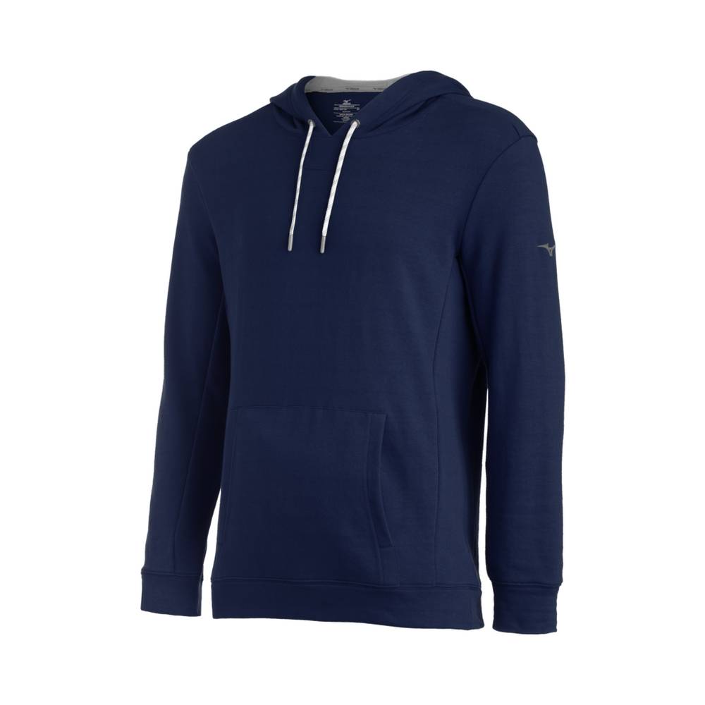 Mens Mizuno Comp Warmup Hoodie Navy Philippines (LMWAGI687)